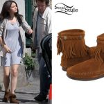 Selena Gomez: Fringe Boots