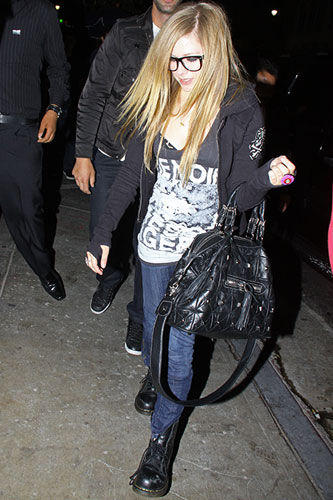 Avril Lavigne: All Saints Tank & Boots