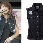 Sierra Kusterbeck: Black Denim Vest