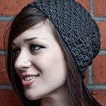 grey knit beanie