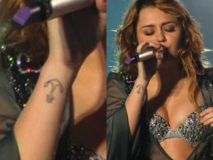 Miley Cyrus' Anchor Wrist Tattoo