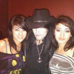 Anissa and Alexia Rodriguez from Eyes Set To Kill with Ashley Purdy from Black Veil Brides