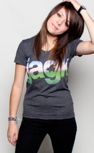 Tay Jardine modeling for JAGK