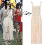 Katy Perry: Lace Maxi Dress