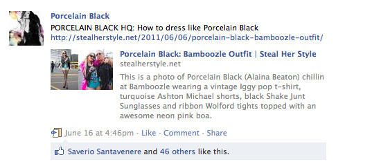 PORCELAIN BLACK HQ: How to dress like Porcelain Black https://stealherstyle.net/2011/06/06/porcelain-black-bamboozle-outfit/