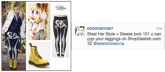 Steal Her Style = Steeze jock 101 u can cop your leggings on ShopDeelish.com