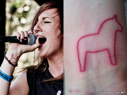Jacqui Sandell Horse Wrist Tattoo | Steal Her Style