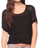 Forever 21 Crop Open Knit Top