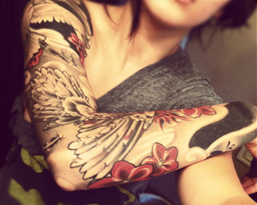 Lexus Amanda tattoo sleeve