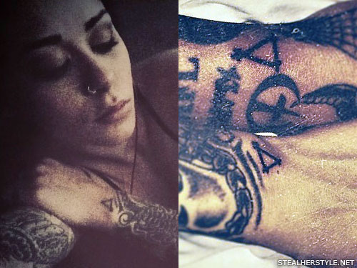 Lexus Amanda Dave Navarro matching tattoos