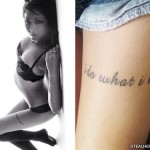 Melissa Marie Green I Do What I Want thigh tattoo