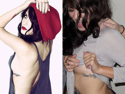 Scout Taylor-Compton Time of My Life tattoo