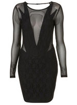 Ellie Goulding: Mesh Cutout Dress | Steal Her Style