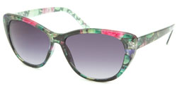 FULL TILT Floral Cat Eye Sunglasses