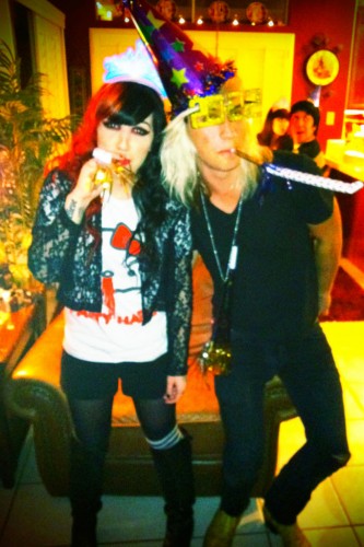 Ash Costello and Jake Jones of New Years Day