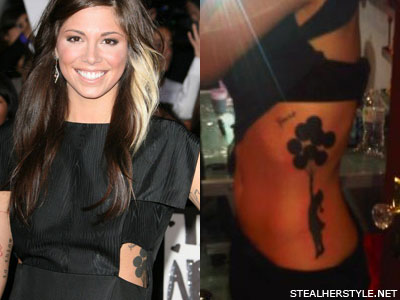 Christina Perri Banksy balloon girl tattoo