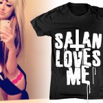 Satan Loves Me t-shirt