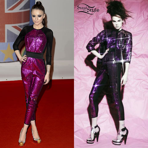 Cher Lloyd Brit Awards jumpsuit