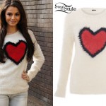 Cher Lloyd heart jumper