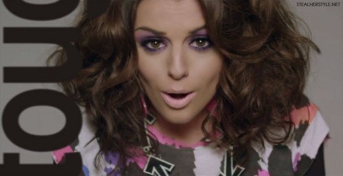Cher Lloyd Want U Back purple eyeshadow