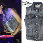 LIGHTS: Acid Wash Denim Vest