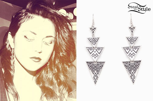 Sierra Kusterbeck: Tribal Triangle Earrings