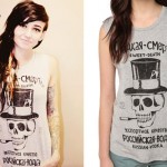 LIGHTS: Skull Top Hat Sleeveless Tee