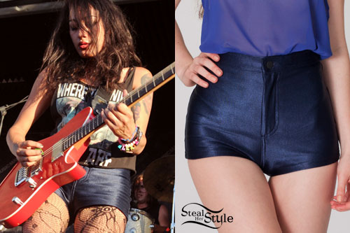 Alexia Rodriguez: Blue Disco Shorts