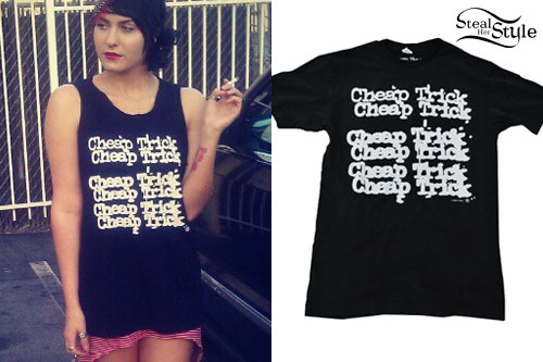 Scout Taylor-Compton: Cheap Trick T-Shirt