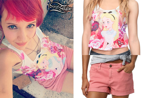 Sherri DuPree-Bemis: Pink Shorts, Alice in Wonderland Tank