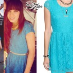 Carly Rae Jepsen: Blue Lace Dress