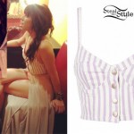 Carly Rae Jepsen: Striped Bralet