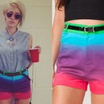 DEV: Purple Ombre Shorts