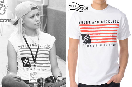 Jenna McDougall: Young & Reckless Flag T-Shirt