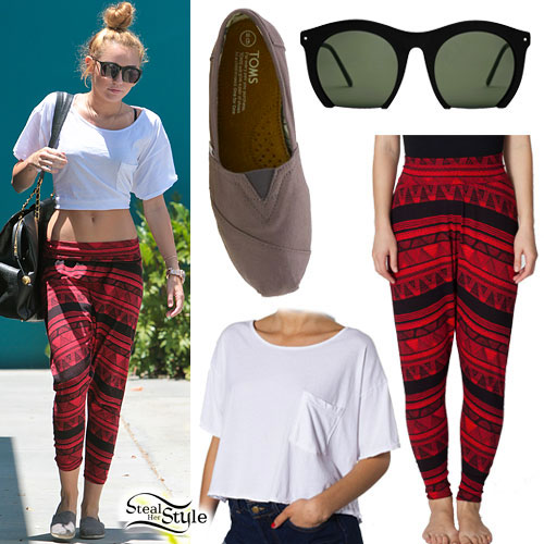 Miley Cyrus  Miley cyrus street style Fashion Celebrity style