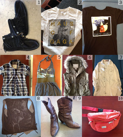Sierra Kusterbeck's eBay clothing