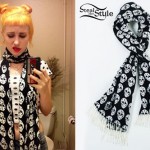 Hayley Williams: Skull Print Scarf