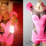 Kerli: Hot Pink Cyber Romper