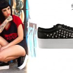 Kreayshawn: Studded Platform Sneakers