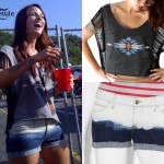 Cassadee Pope: Ombre Denim Shorts