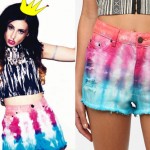 Kreayshawn: Rainbow Tie Dye Shorts