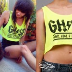 LIGHTS: Golden Hearts Shine Forever Crop Top