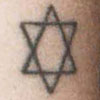 Lily Allen Jewish star of david wrist tattoo