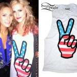 Mindy White: Peace Sleeveless T-Shirt