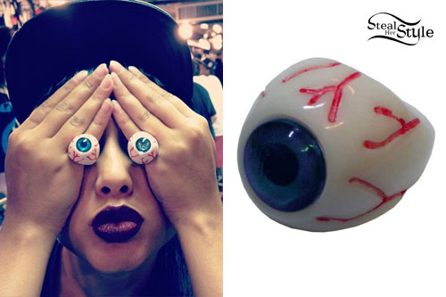 Natalia Kills: Plastic Eyeball Rings