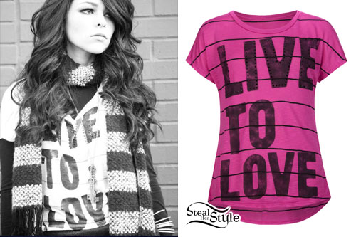 Cady Groves: Live To Love T-Shirt