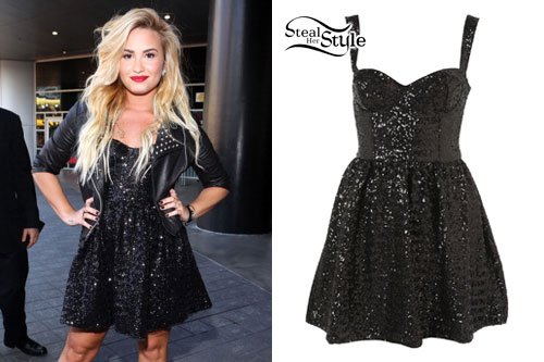 Demi Lovato: MTV VMA 2012 Sequin Dress | Steal Her Style