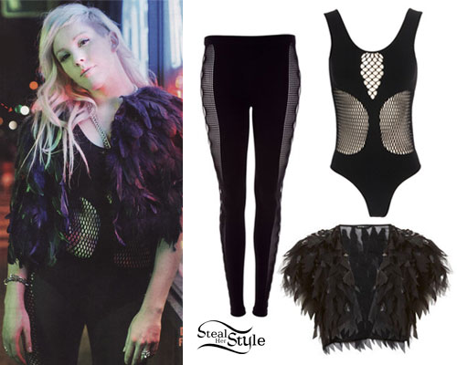 Ellie Goulding: Mesh Outfit