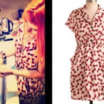 Hayley Williams: Bow Print Dress
