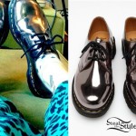 Hayley Williams: Silver Dr Martens Shoes